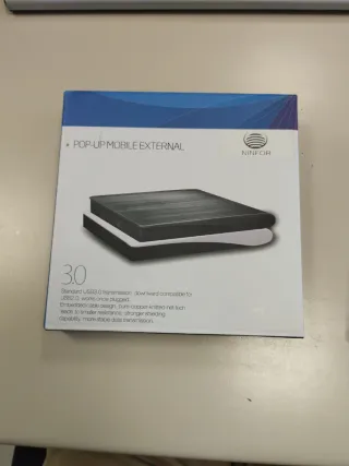 USB Pop-up móvil externo DVD-RW 3.0