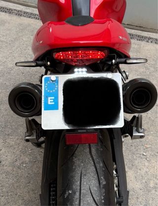 Escape Ducati Monster + portamatrículas