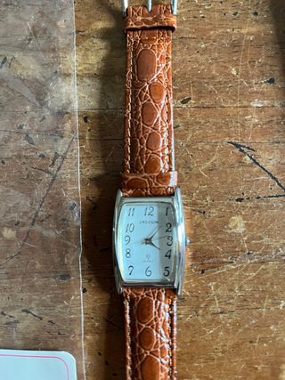 Orologio Emerson vintage cinturino coccodrillo