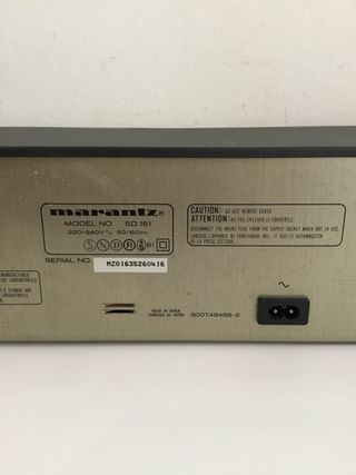 Platina Marantz Negra