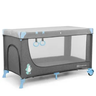 Cuna de viaje Kinderkraft Joy gris
