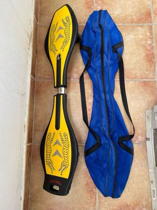 Monopatín Turbo Wave Amarillo