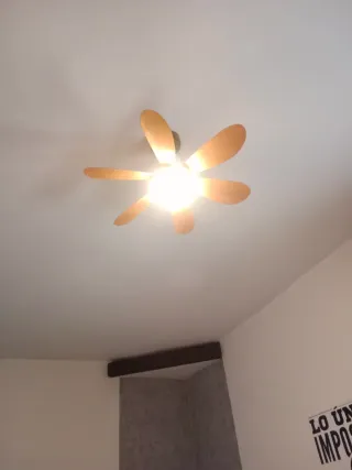 Lámpara ventilador de techo