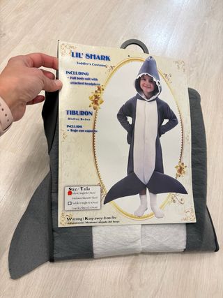 Disfraz Tiburón 2 Años