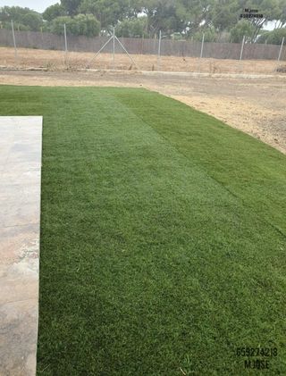 Césped artificial reciclado