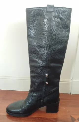 Botas altas Geox tacón negras