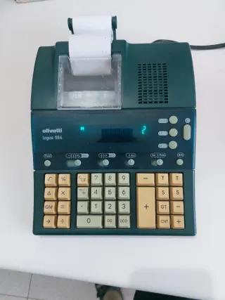 Calcolatrice Olivetti Logos 584 vintage