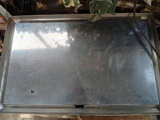 Plancha industrial acero inoxidable