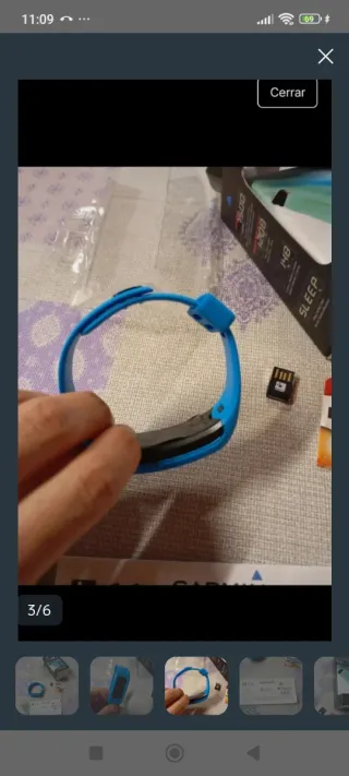 Reloj Garmin Vivofit Azul