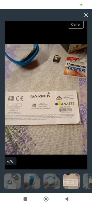 Reloj Garmin Vivofit Azul