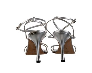 Sandalias Manolo Blahnik Plateadas