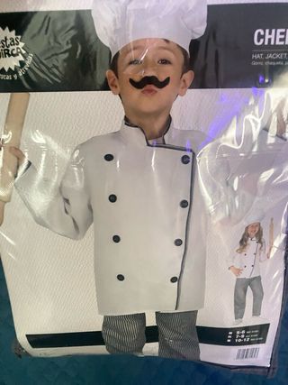 Disfraz Chef Infantil Talla 7-9 Años