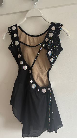 Malla patinaje artístico con pedrería