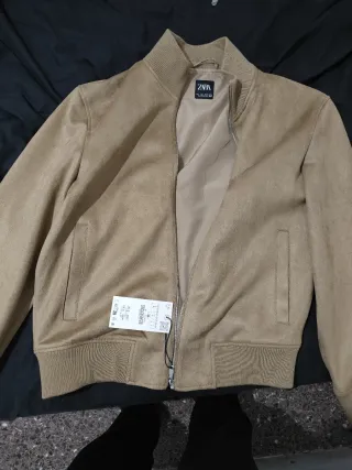 Chaqueta Zara Beige Talla L