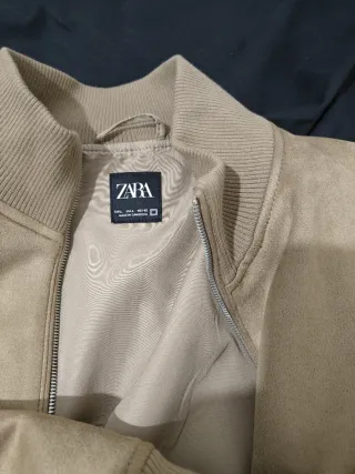 Chaqueta Zara Beige Talla L