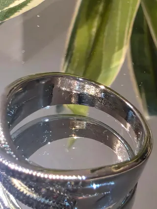 Anillo Plata y Circonitas talla grande