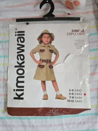 Disfraz exploradora Jungle Explorer Kimokawaii