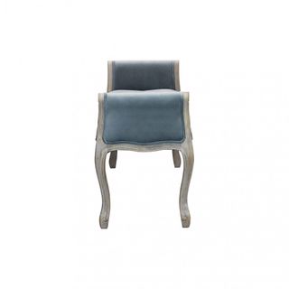 Panca Vintage 2 Posti Legno Massello Velluto