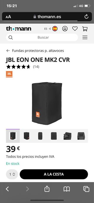 JBL Eon One MK2 pack de 2 sistemas