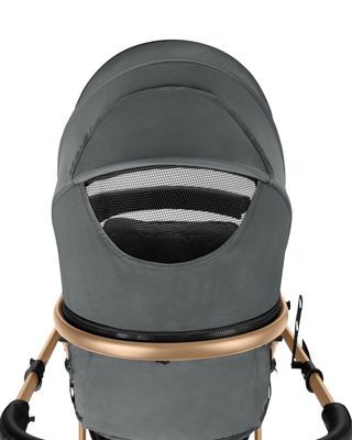 Carrito Bebé Amaia Gris 2en1 Asiento Transf.