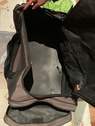 Bolsa Ejercito de Tierra negro y marrón