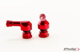 Válvulas Puig acodadas para moto (colores, nuevas)