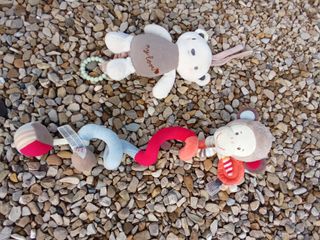 Peluche Orsetto e Scimmietta per passeggino