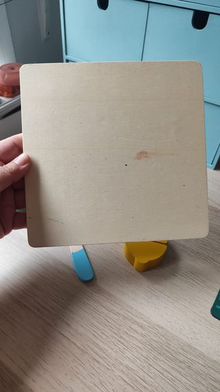 Puzzle 3d fruta para cortar de madera.