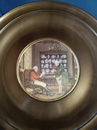 Decorazione vintage inglese grande da parete 36cm