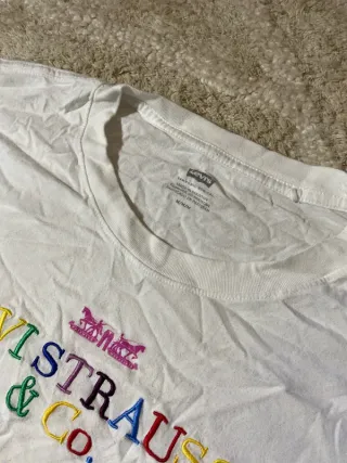 Camiseta Levi's Blanca Multicolor Talla M