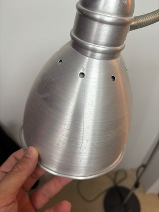 Lámpara de pie IKEA metálica