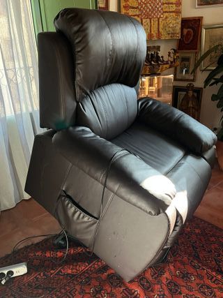 Poltrona Relax Elettrica Reclinabile Marrone