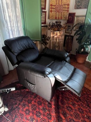 Poltrona Relax Elettrica Reclinabile Marrone