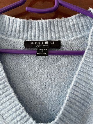 Jersey AMISU azul cuello pico