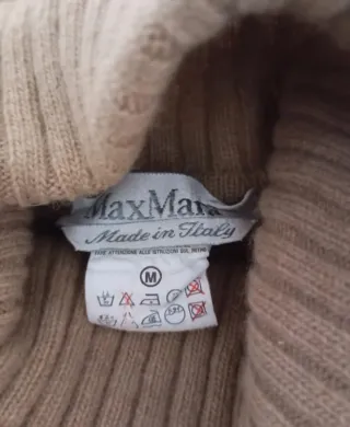 Max Mara Maglione Beige Girocollo