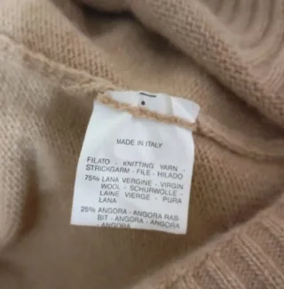 Max Mara Maglione Beige Girocollo