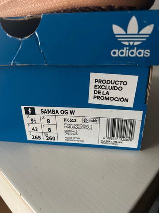 Zapatillas Adidas Samba Blancas y Rojas