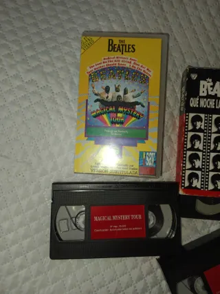 Lote 3 películas VHS Beatles
