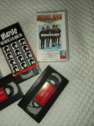 Lote 3 películas VHS Beatles