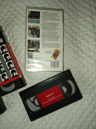 Lote 3 películas VHS Beatles