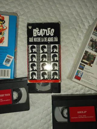 Lote 3 películas VHS Beatles