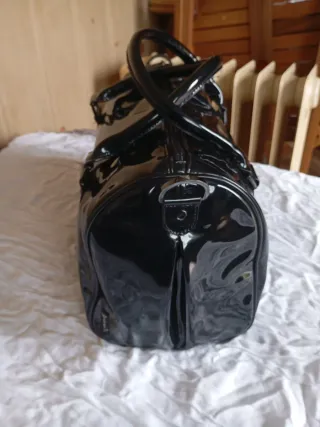 Bolso Armani Jeans Negro Charol