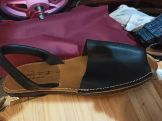 Abarca Menorquina Talla 43 Negra