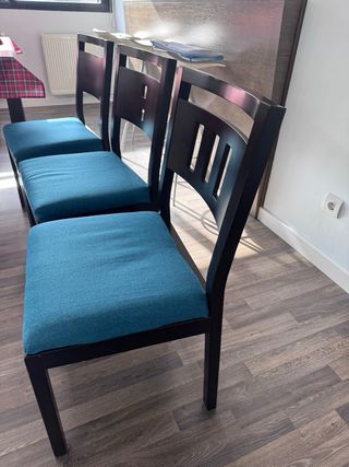 Mesa comedor cristal 6 sillas