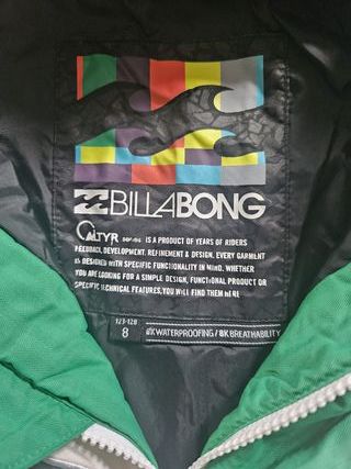 Conjunto Esquí Billabong Talla 8