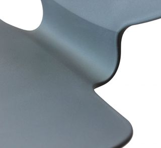 Sgabello Bar Moderno Regolabile Plastica Grigio