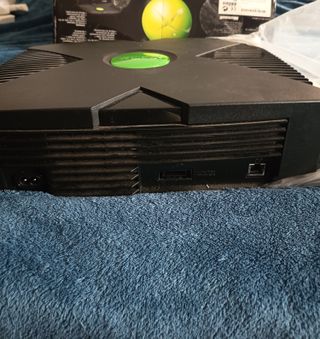 Xbox Original Negra + 4 Mandos + Adaptador TV