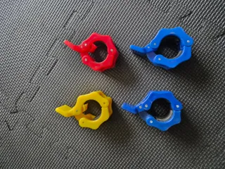 Cierres para barra de pesas 28mm usadas.