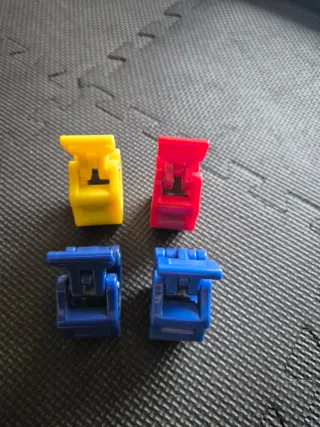 Cierres para barra de pesas 28mm usadas.