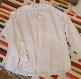 Camisa Lino Mango Talla L sin estrenar